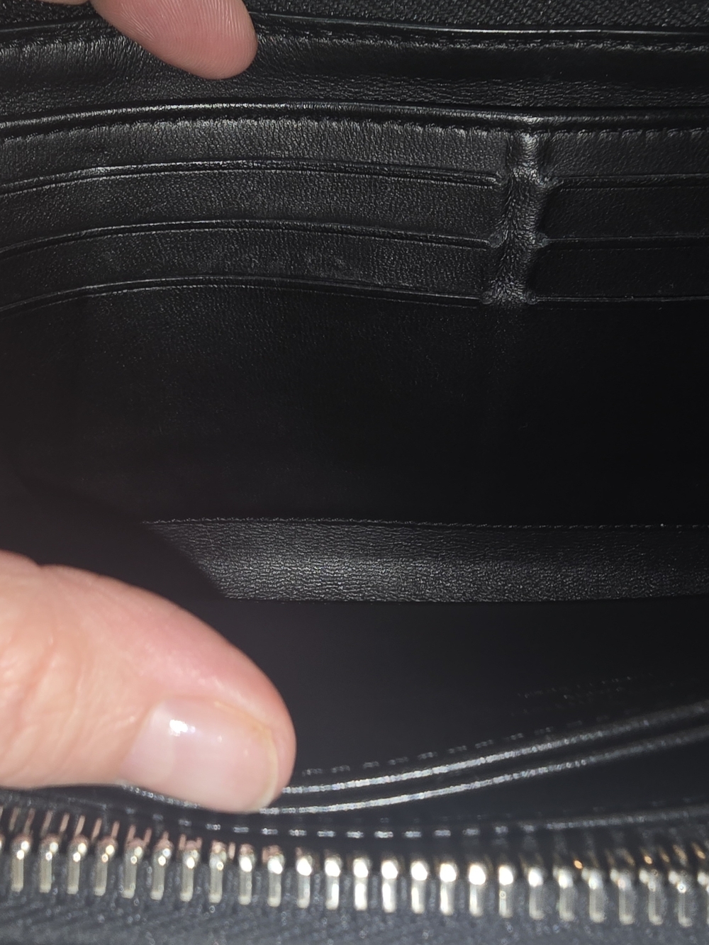 Louis Vuitton Black Monogram Zip Wallet-microchipped - Picture 10 of 14